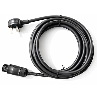 Type G Plug to AC Solar Connector Cable Assembly